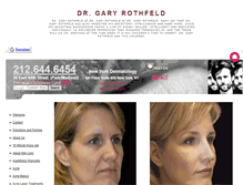 Tablet Screenshot of drgaryrothfeldsite.org